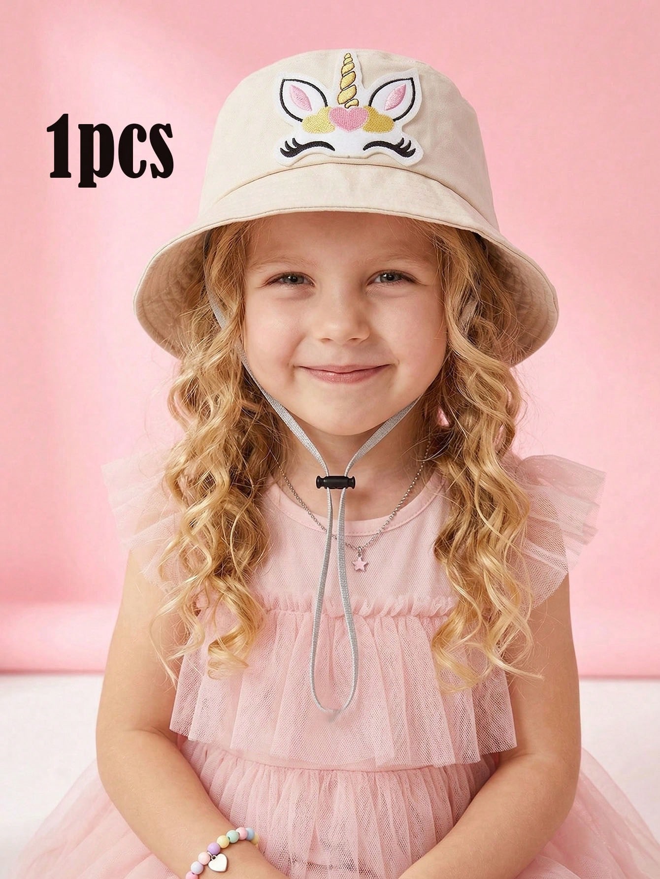1pcs 3-8Y Girls Sequined Butte - Fishing Hat ulasan dan harga