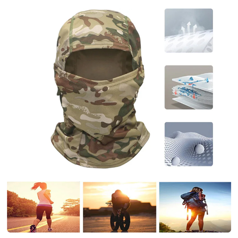 Camouflage Balaclava 3D Face M - Fishing Hoodie ulasan dan harga