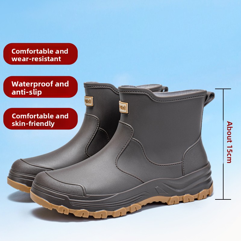 Workwear style outdoor work co - Fishing Boots ulasan dan harga