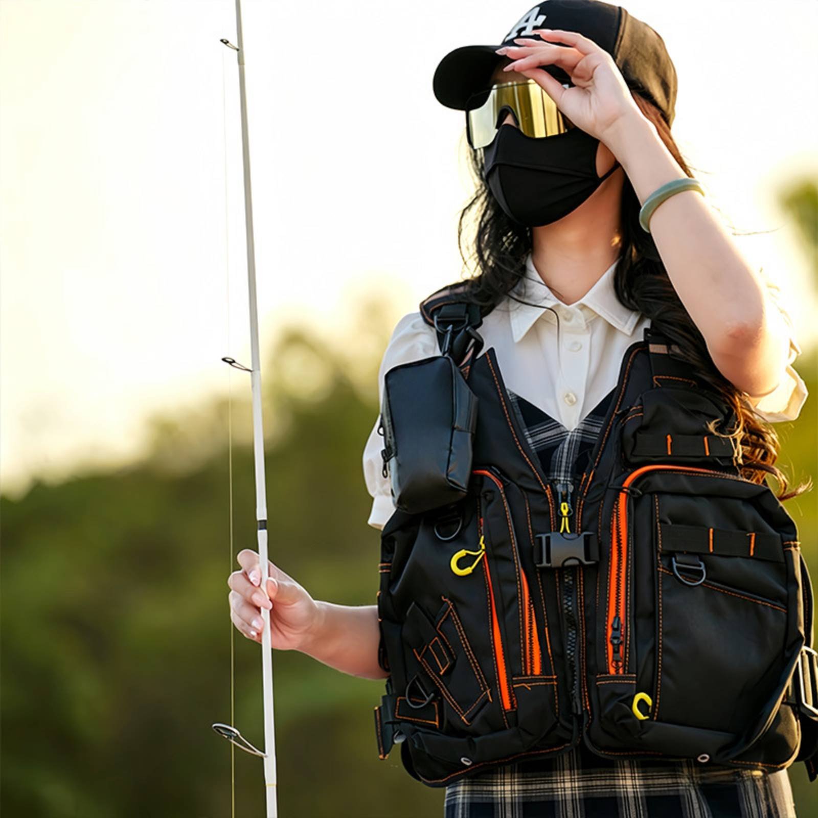 Fishing Life Vest Multiple Poc - Fishing Vest ulasan dan harga