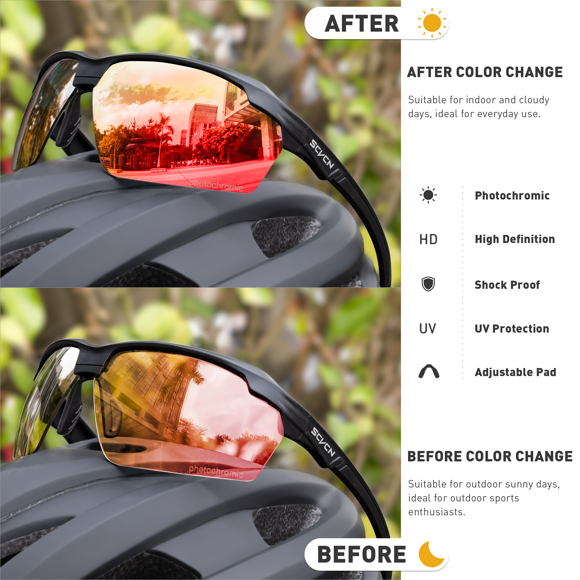 SCVCN Camping Goggles Women Sp - Fishing Sunglasses Polarized ulasan dan harga
