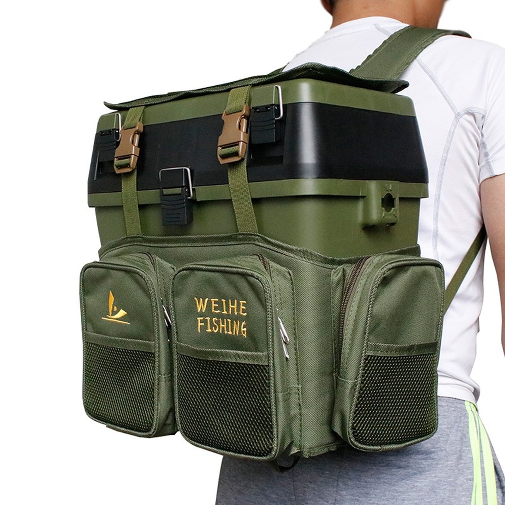 Green Nylon Fishing Backpack W - Fishing Backpack ulasan dan harga