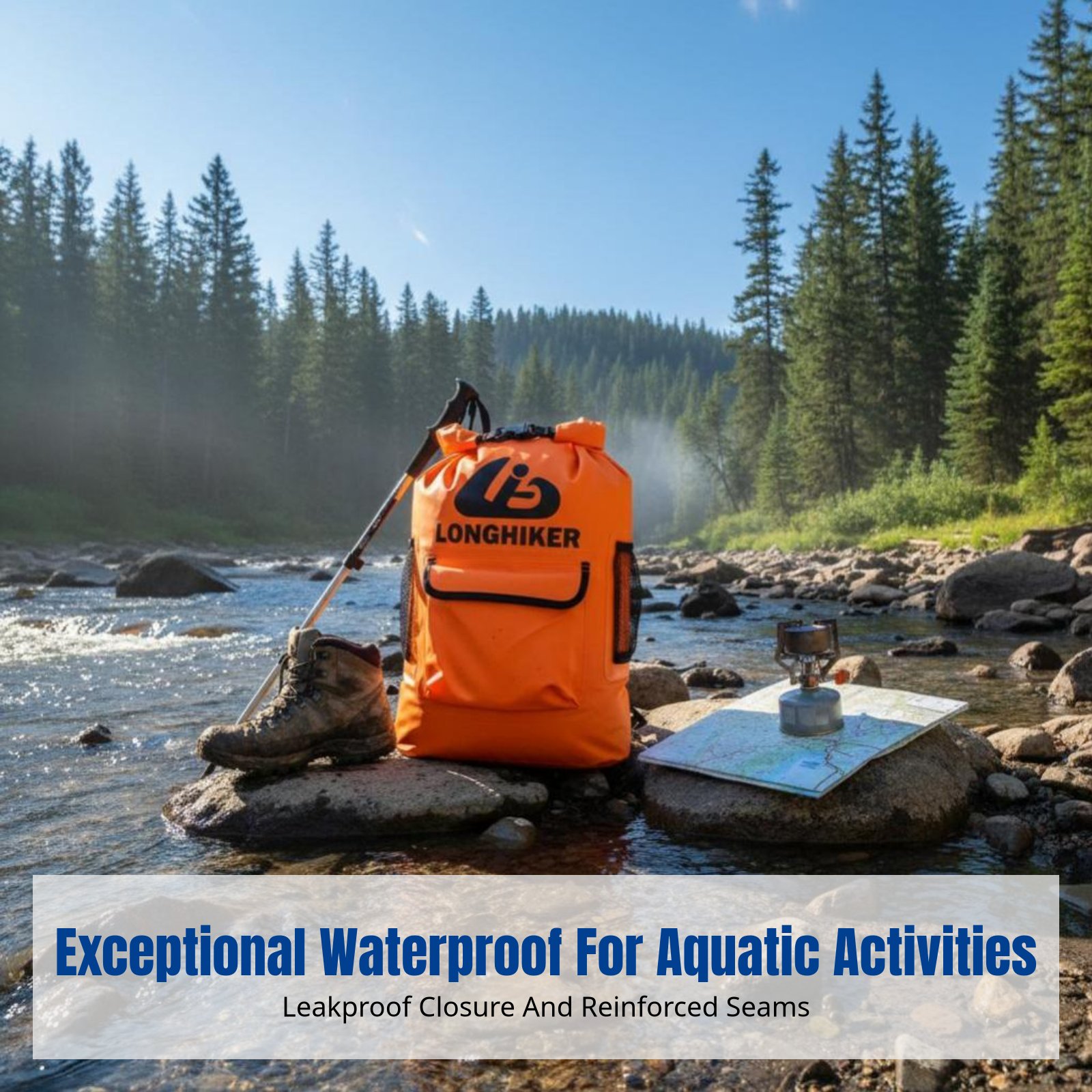 Waterproof Dry Bag Backpack, O - Fishing Bag Waterproof ulasan dan harga