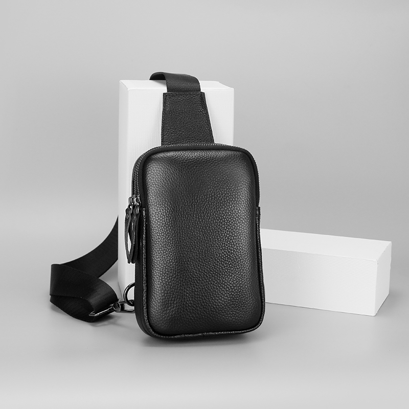 Mens Leather Small Crossbody B - Fishing Backpack ulasan dan harga