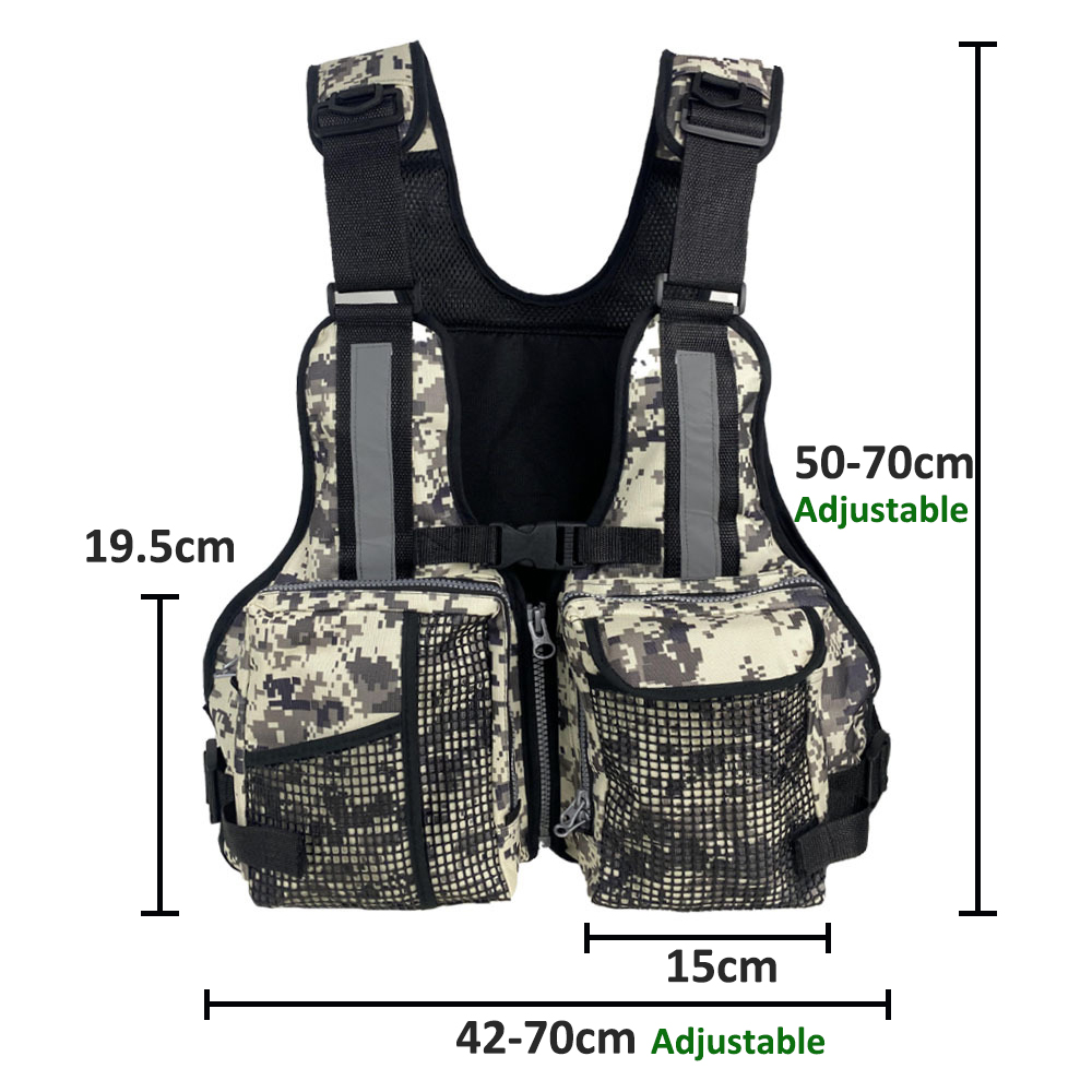 Outdoor Fishing Vest with Mult - Fishing Vest ulasan dan harga