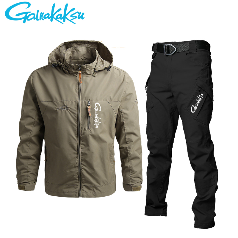 Men's Waterproof Hooded Jacket - Fishing Jacket Waterproof ulasan dan harga