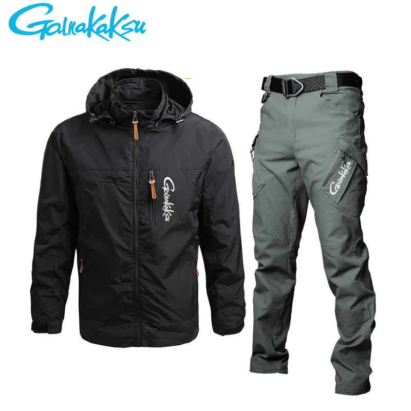 Men's Waterproof Hooded Jacket - Fishing Jacket Waterproof ulasan dan harga