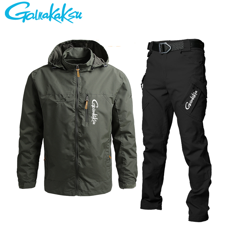 Men's Waterproof Hooded Jacket - Fishing Jacket Waterproof ulasan dan harga