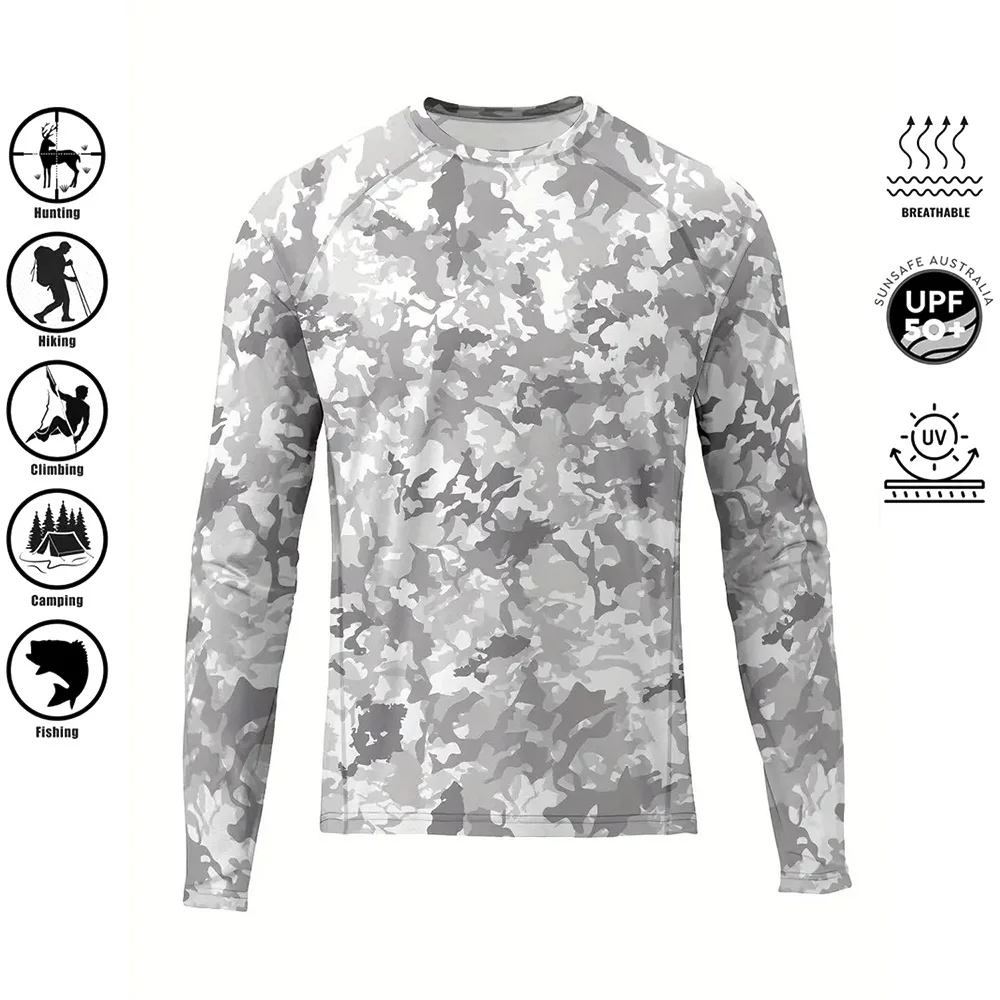 Summer Fishing Shirt Men's Lon - Fishing Shirt Uv Protection ulasan dan harga