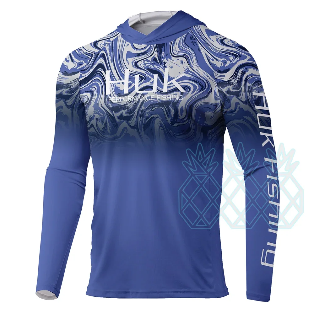 HUK Long Sleeve Fishing Shirts - Fishing Shirt Uv Protection ulasan dan harga
