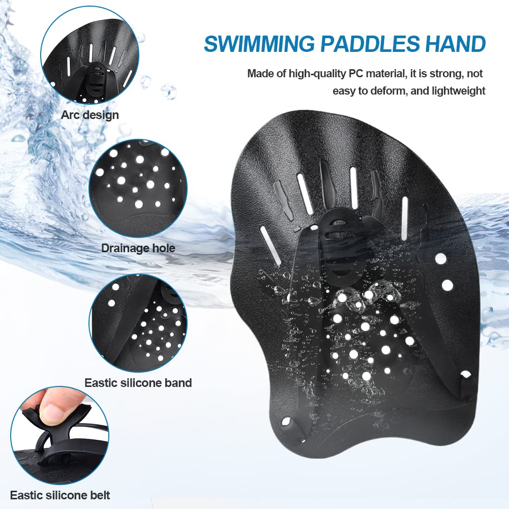 Adjustable Swimming Hand Paddl - Fishing Gloves ulasan dan harga
