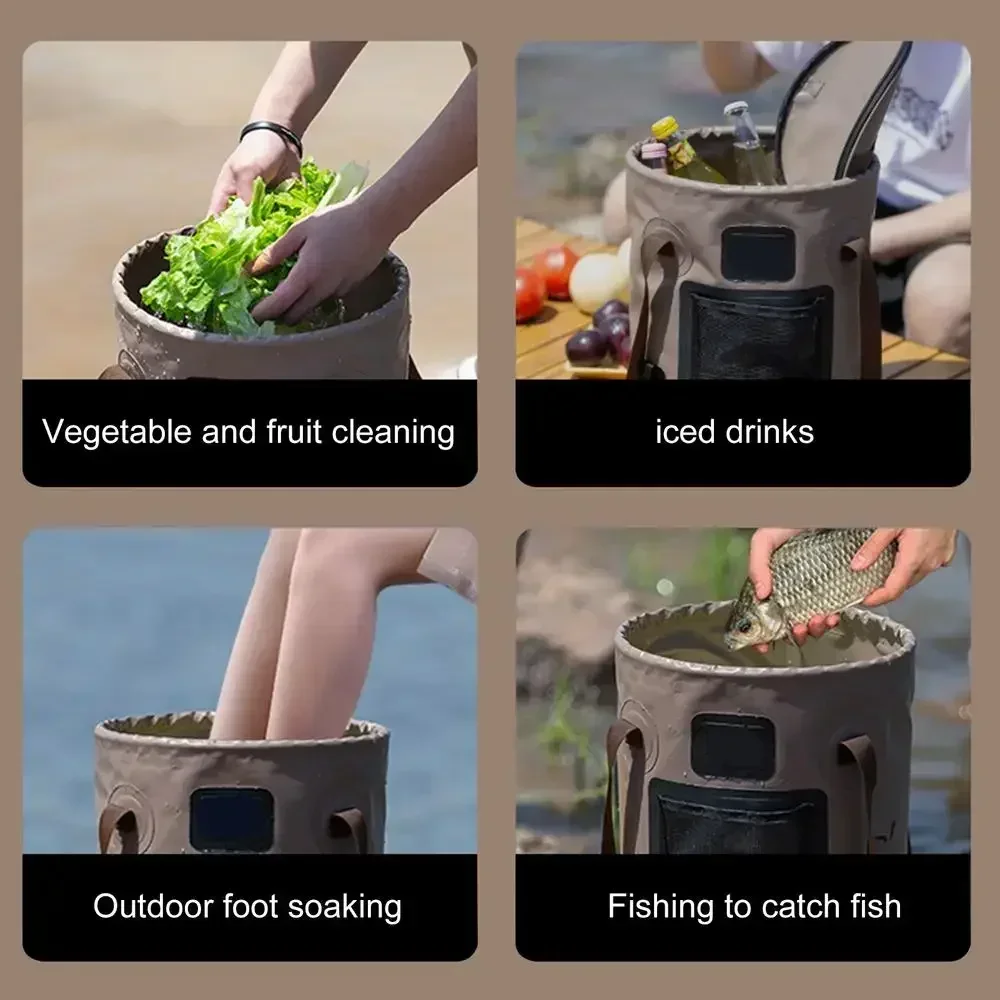 25L Portable Foldable Bucket B - Fishing Bag Waterproof ulasan dan harga