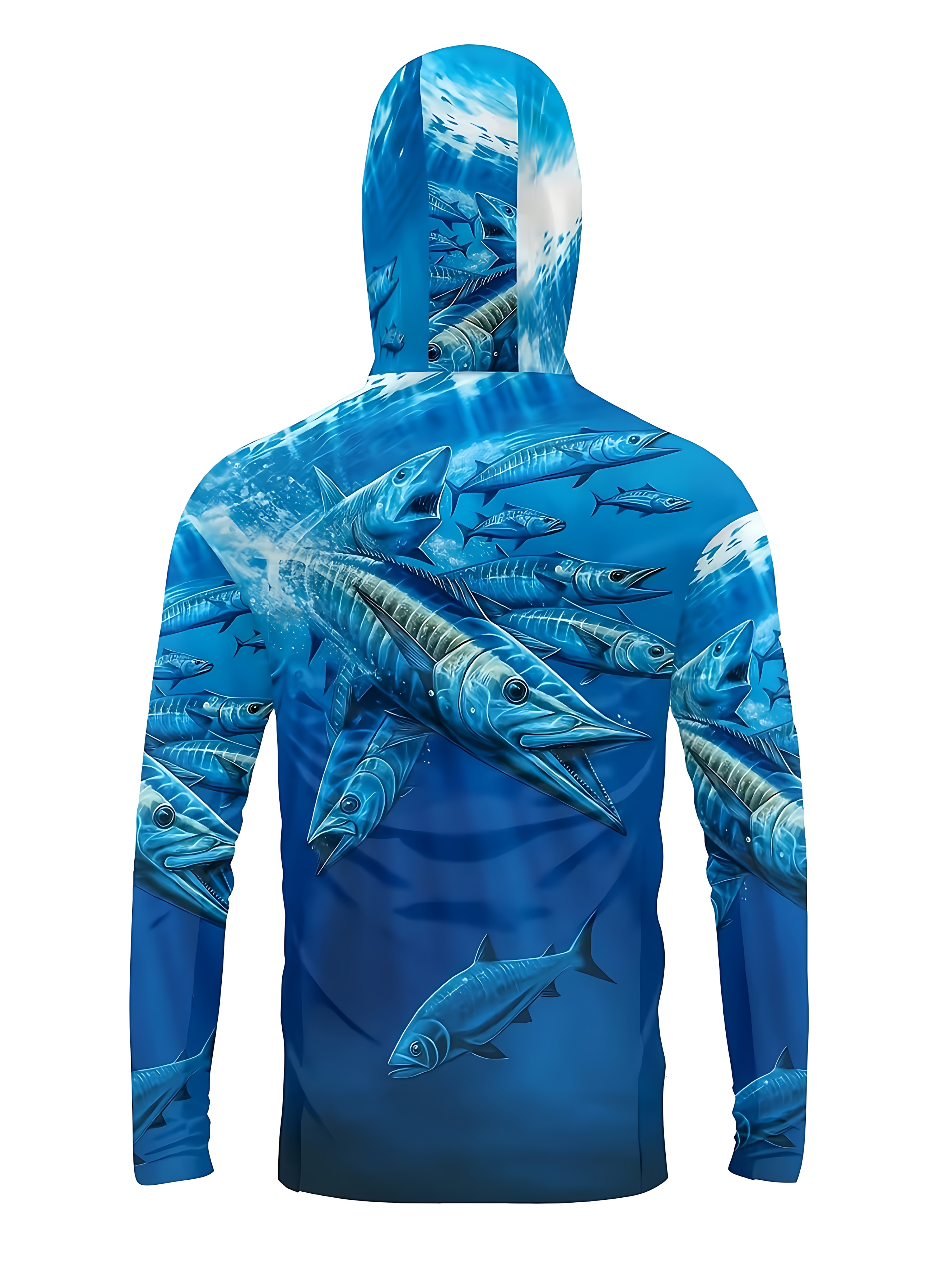 Fishing Shirt Hooded Men Fishi - Fishing Hoodie ulasan dan harga