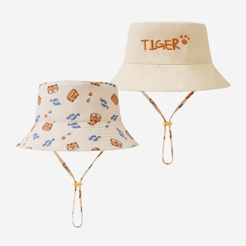 Letter Embroidered Baby Bucket - Fishing Hat ulasan dan harga