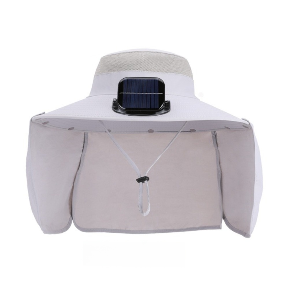 New UPF50+ Solar Fan Hat with  - Fishing Hat ulasan dan harga