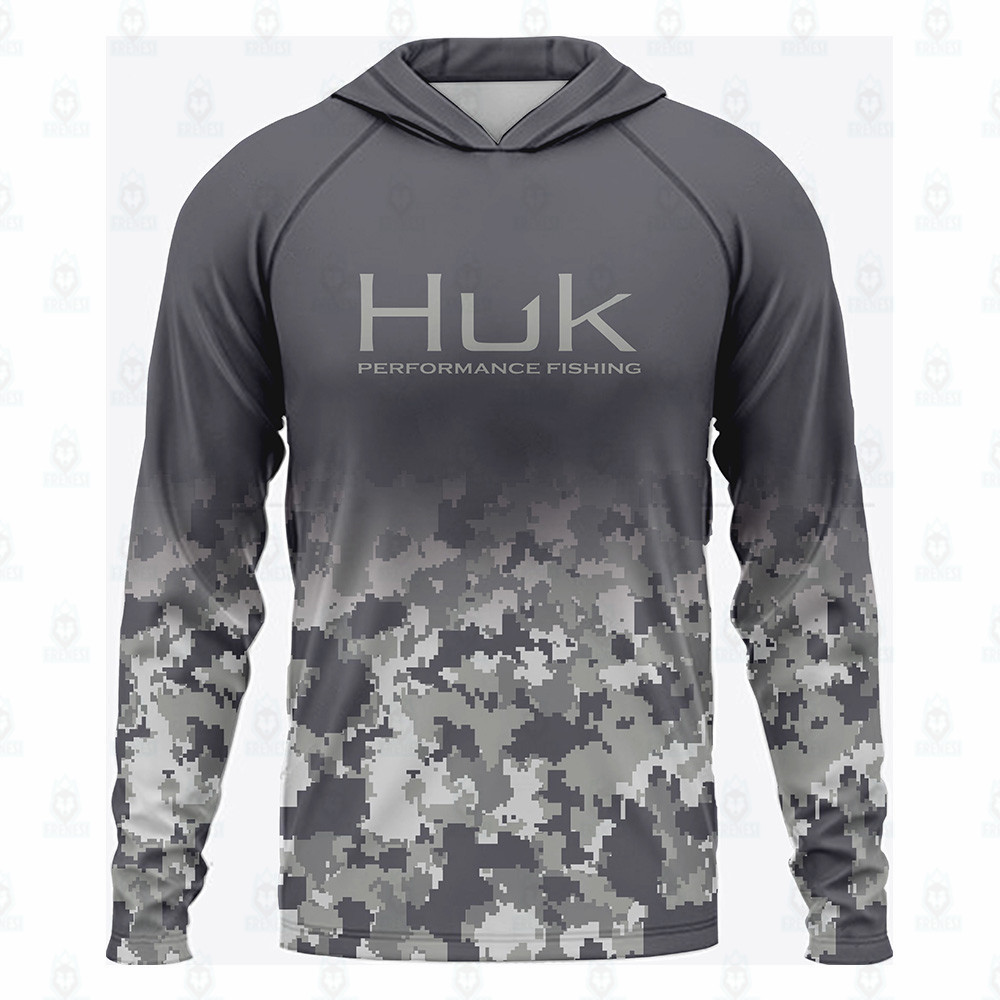 Huk Fishing Shirt UPF 50 Hoode - Fishing Hoodie ulasan dan harga