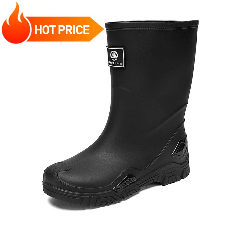 Rain Boots for Men, Non-Slip,  - Fishing Boots ulasan dan harga