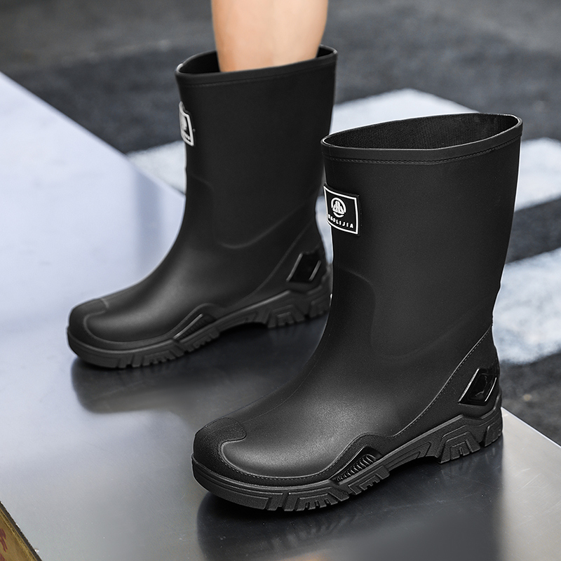 Rain Boots for Men, Non-Slip,  - Fishing Boots ulasan dan harga