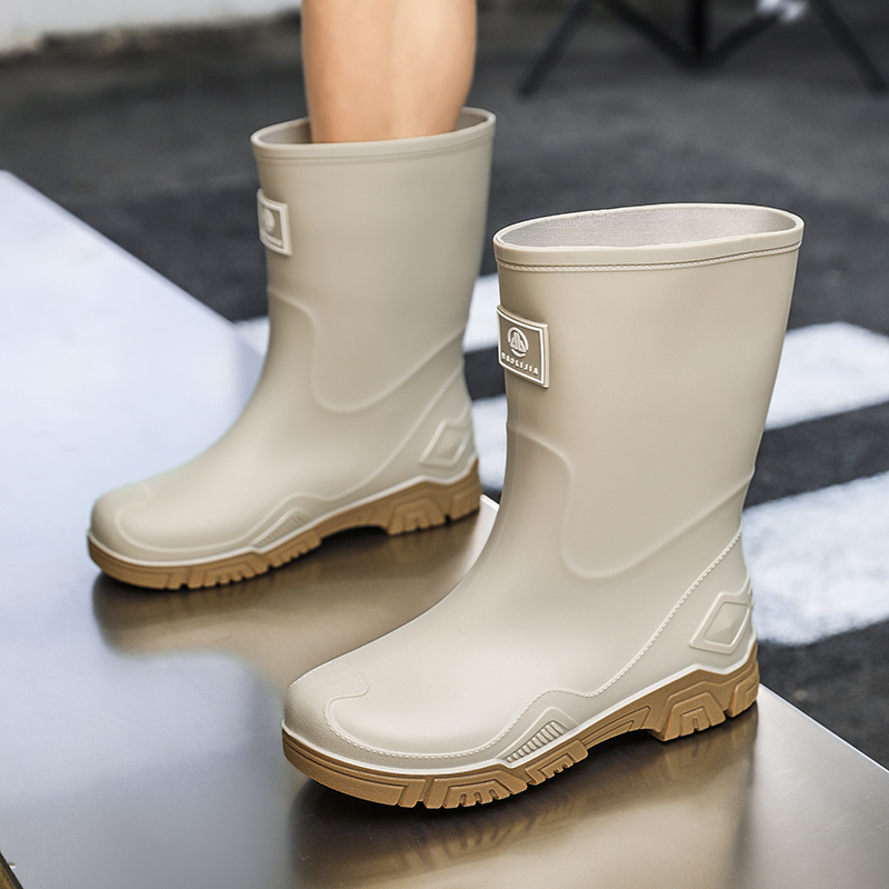 Rain Boots for Men, Non-Slip,  - Fishing Boots ulasan dan harga
