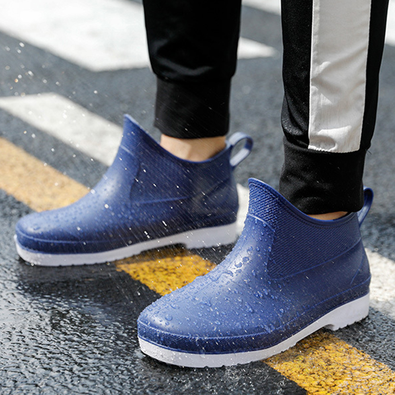 Spring Unisex Rubber Rain Boot - Fishing Boots ulasan dan harga