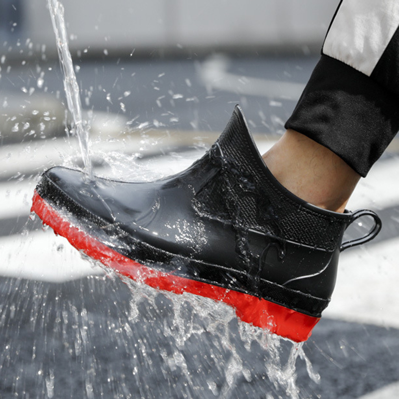 Spring Unisex Rubber Rain Boot - Fishing Boots ulasan dan harga