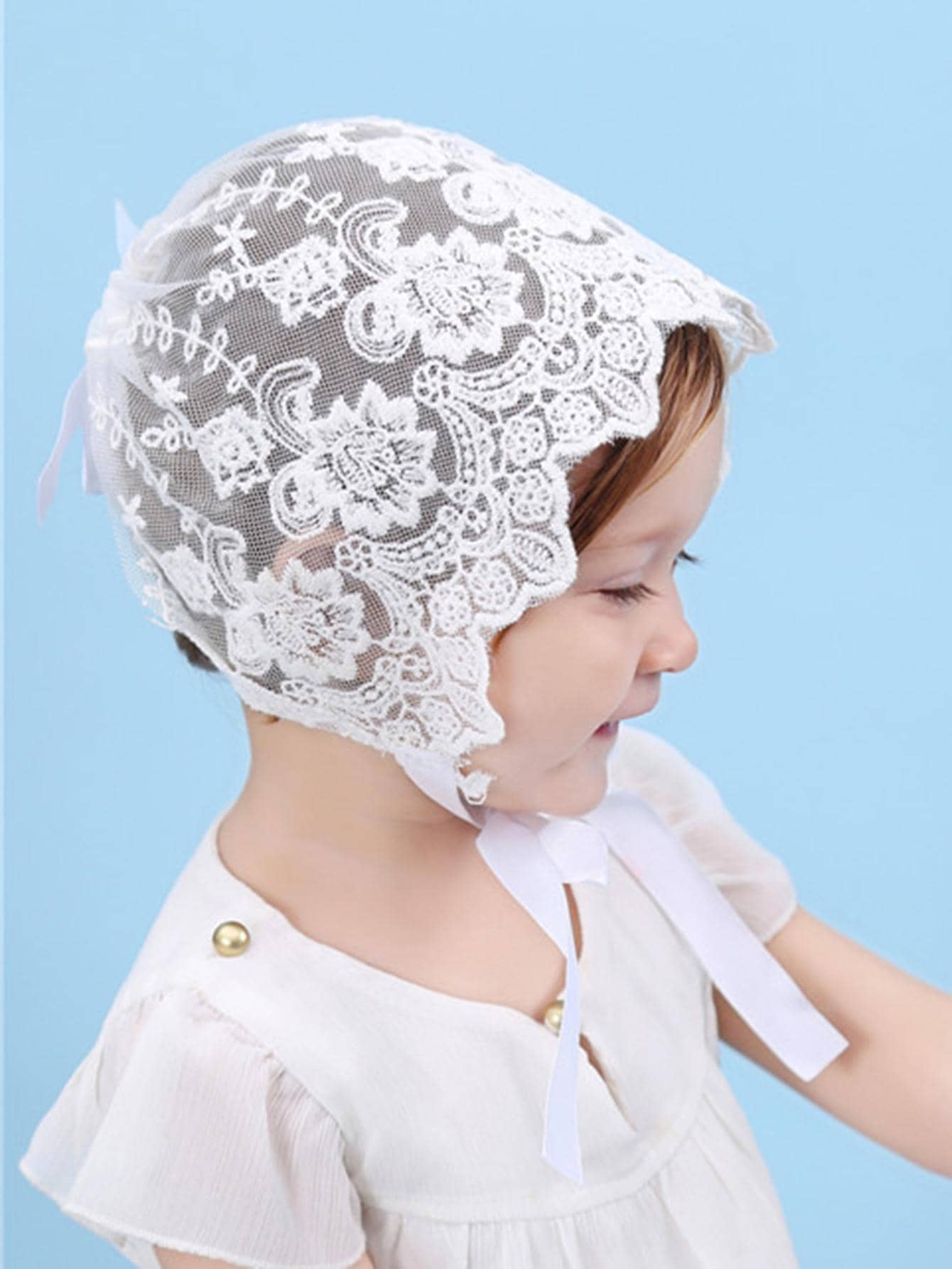 Baby Lace Brim Headband Hat He - Fishing Hat ulasan dan harga