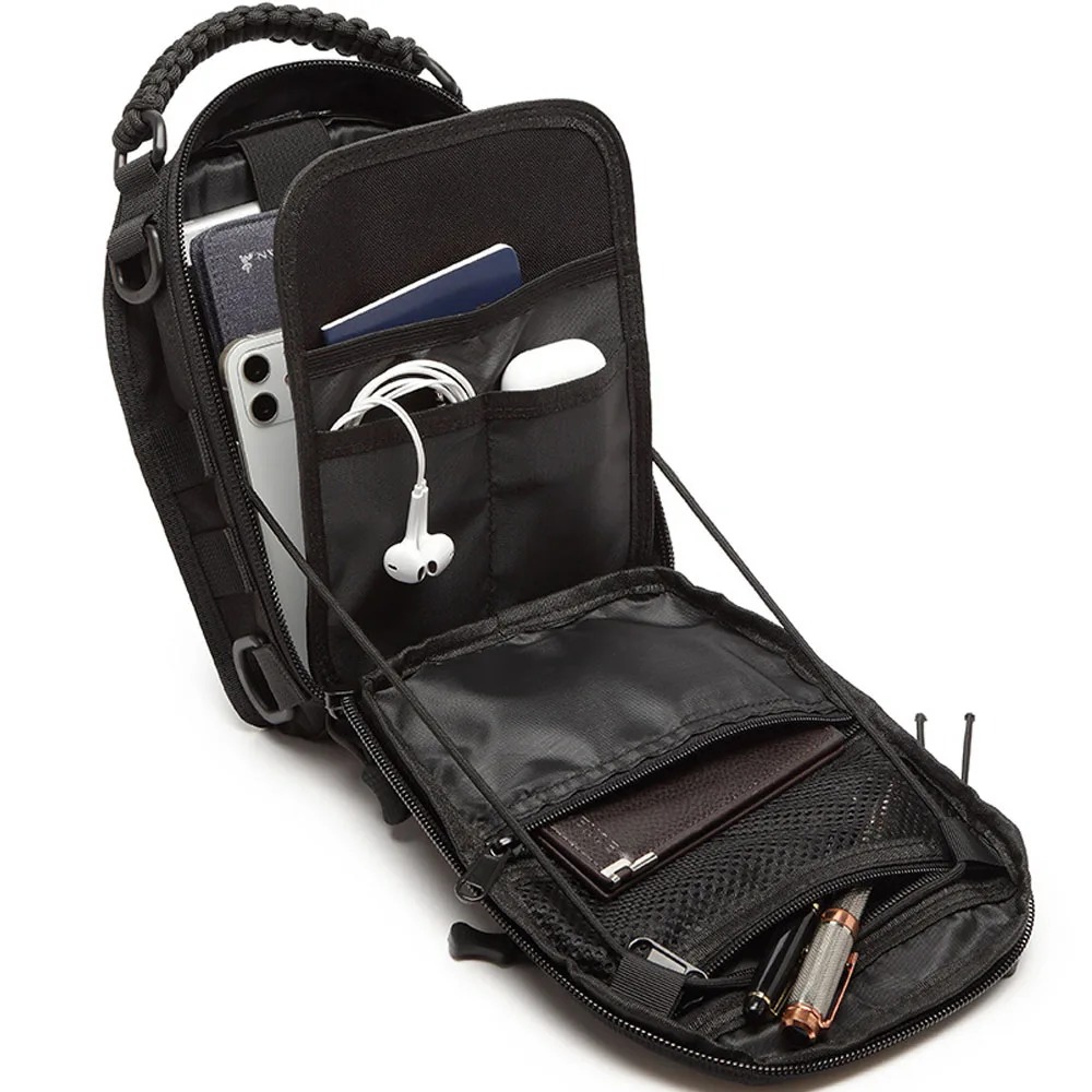 Men's Outdoor Chest Bag Tactic - Fishing Backpack ulasan dan harga