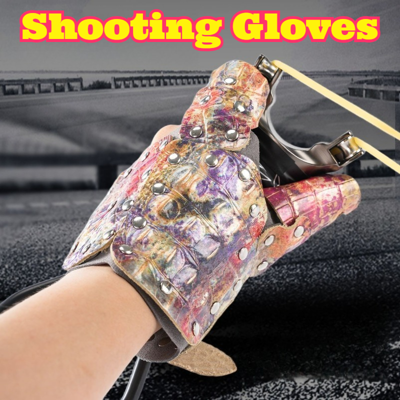 Half Finger Cowhide Gloves Cro - Fishing Gloves ulasan dan harga