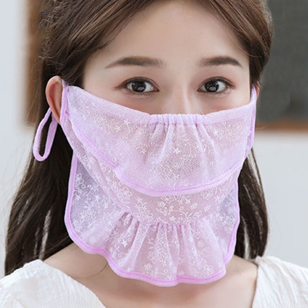 Wrap Cover Scarf Solid Color F - Fishing Mask Sun Protection ulasan dan harga