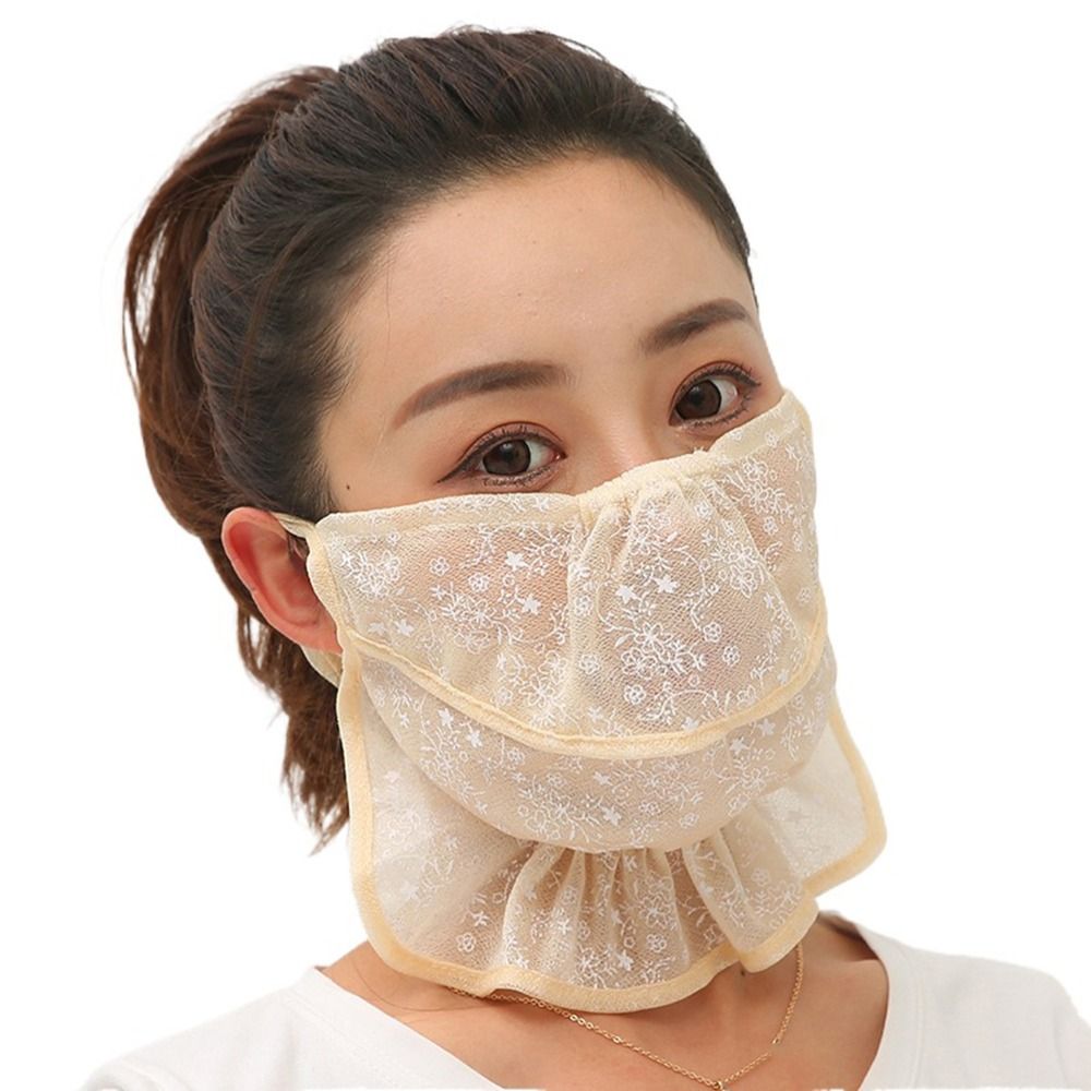 Wrap Cover Scarf Solid Color F - Fishing Mask Sun Protection ulasan dan harga
