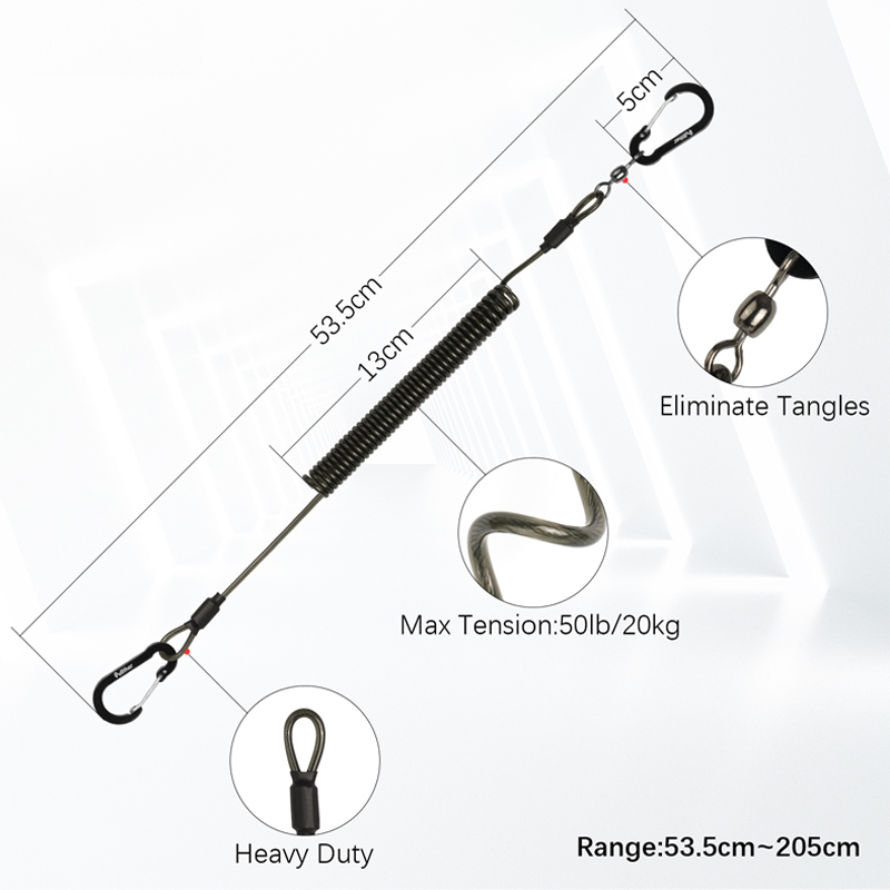 fishing tools Coiled Lanyards  - Fishing Belt ulasan dan harga