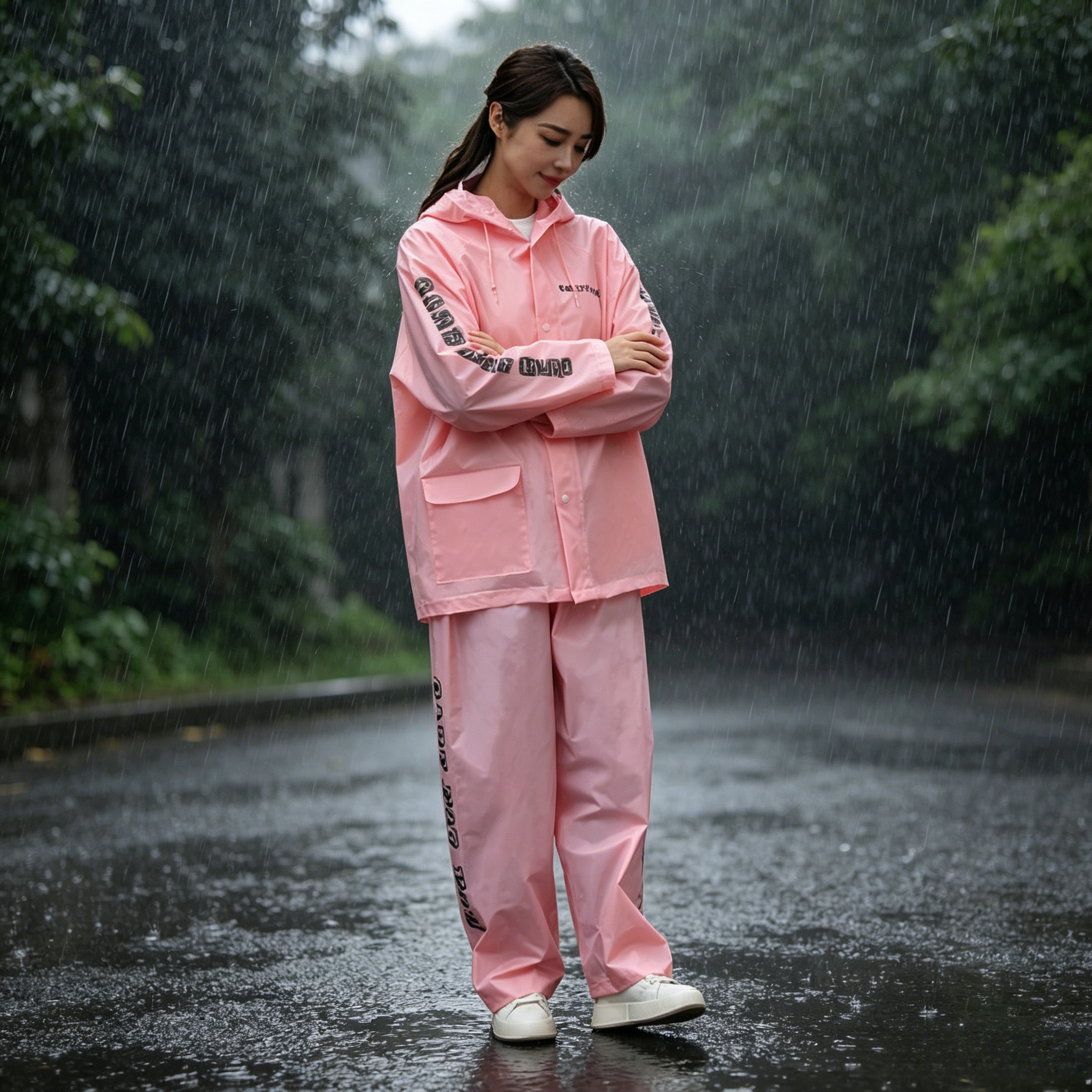 Packable Two Piece Waterproof  - Fishing Rain Suit ulasan dan harga