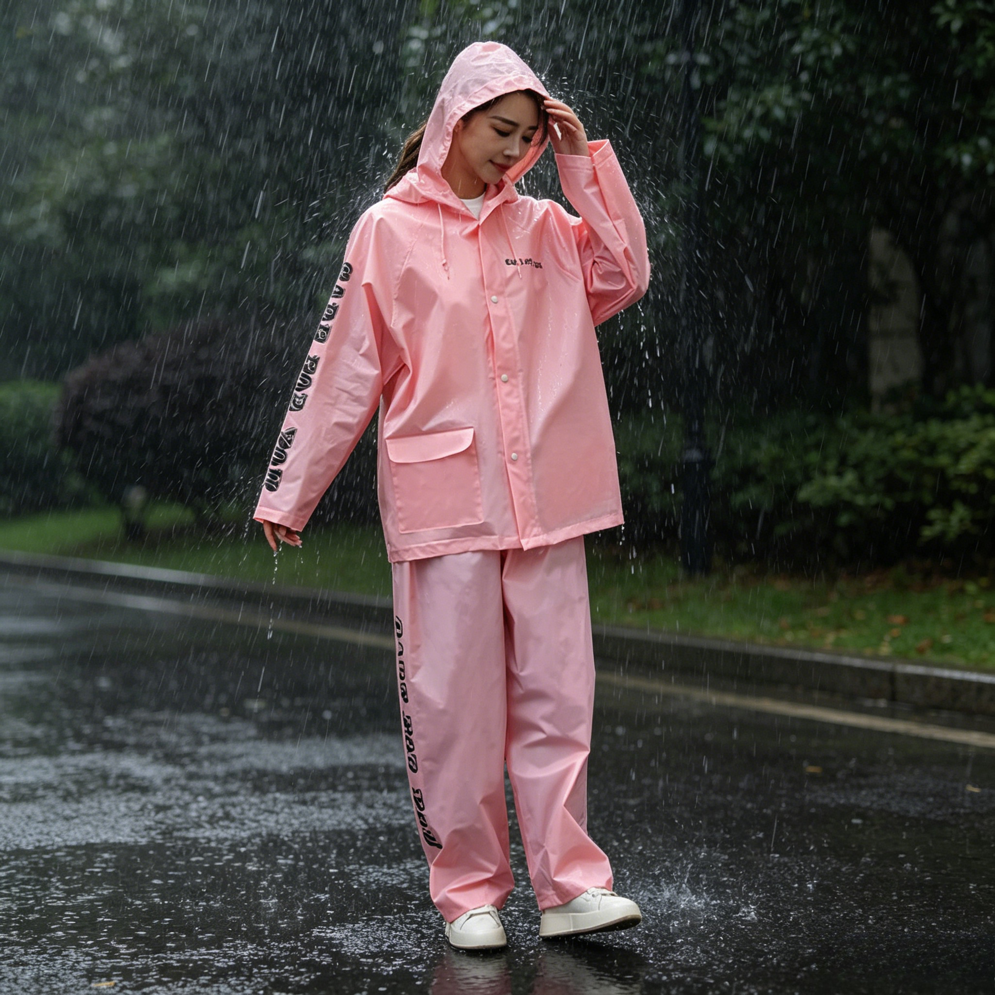 Packable Two Piece Waterproof  - Fishing Rain Suit ulasan dan harga