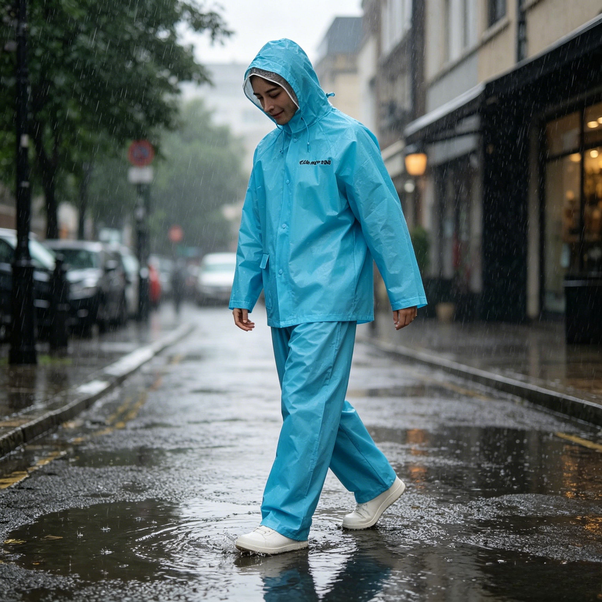 Packable Two Piece Waterproof  - Fishing Rain Suit ulasan dan harga