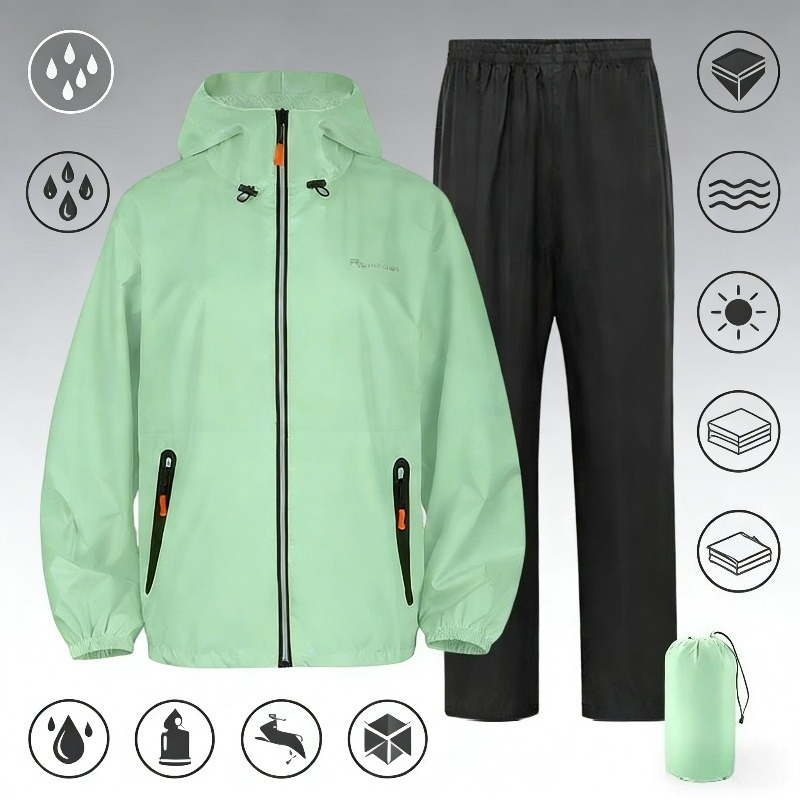 Waterproof Rain Suit Set Full  - Fishing Rain Suit ulasan dan harga