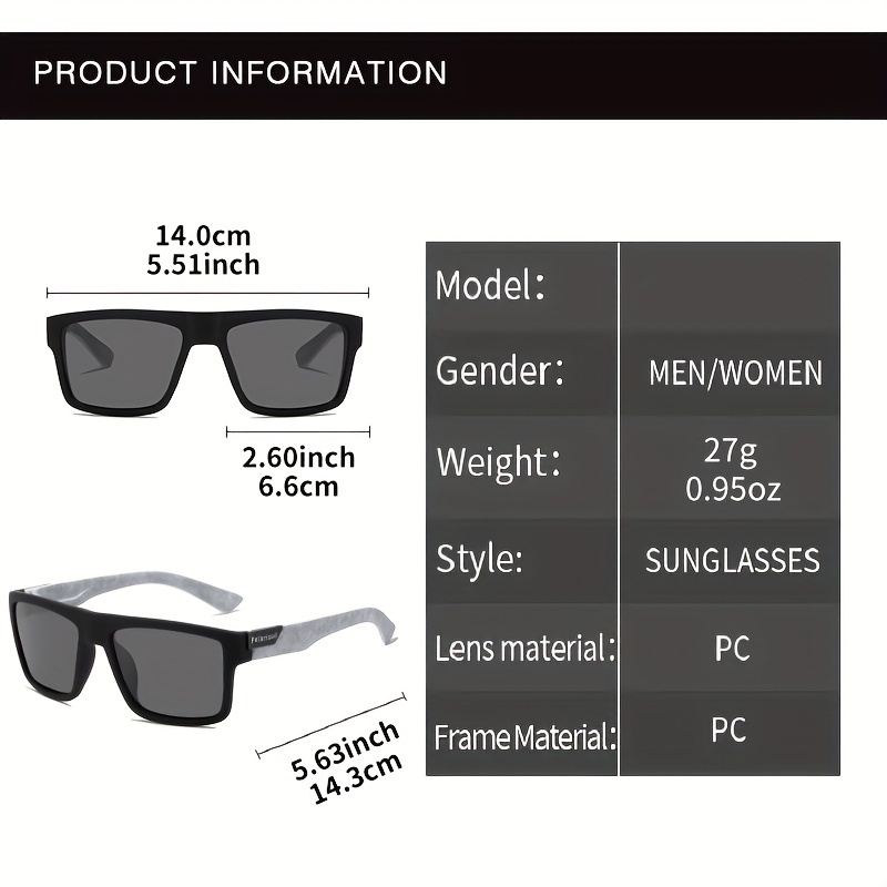 Fashion Travel Square Polarize - Fishing Sunglasses Polarized ulasan dan harga