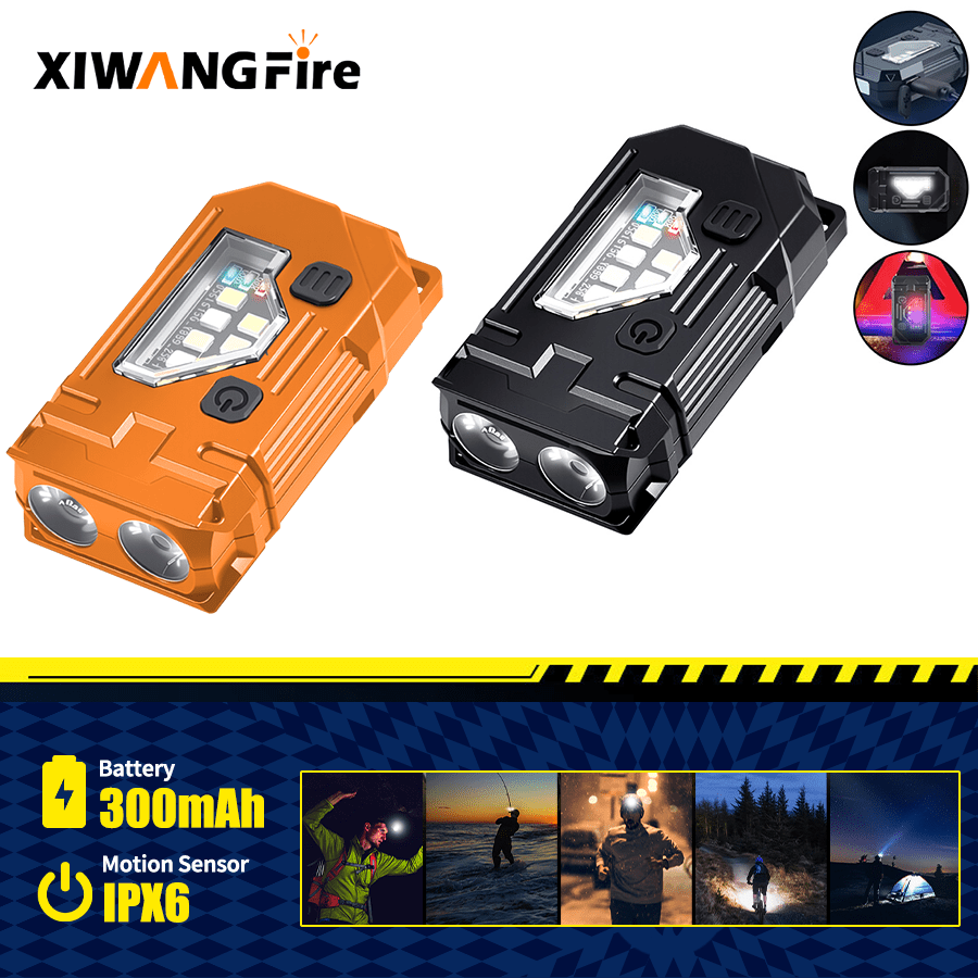 Mini Keychain EDC Flashlight - - Fishing Hat ulasan dan harga