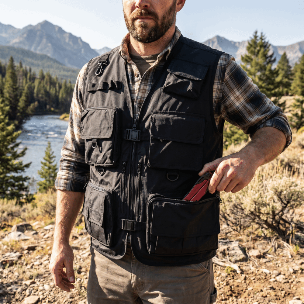 Casual Waterproof Fishing Vest - Fishing Vest ulasan dan harga