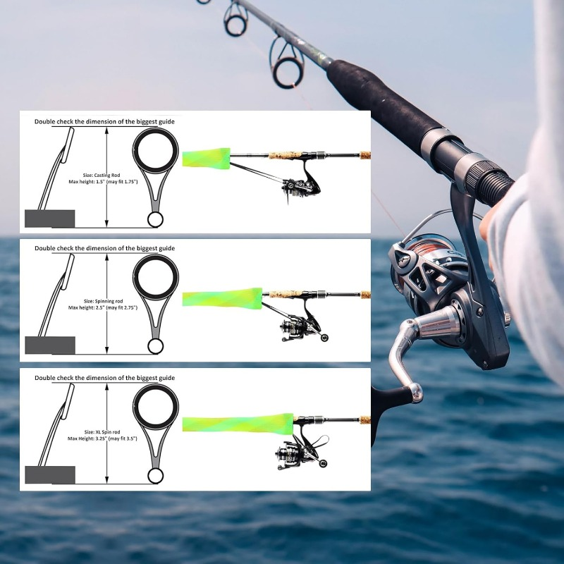 Reusable Fishing Rod Protector - Fishing Socks ulasan dan harga