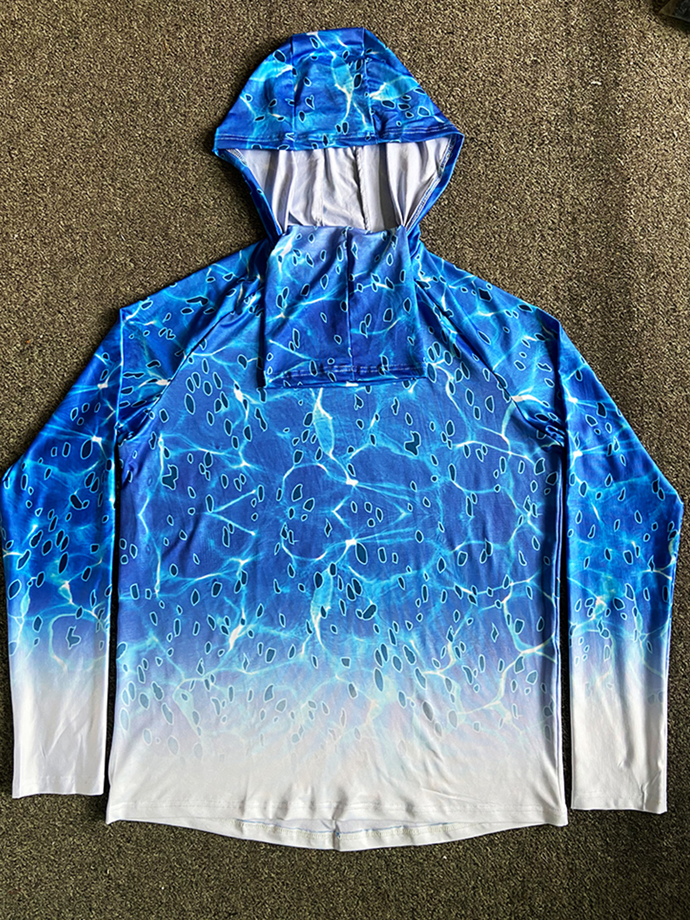 UPF50+ Men's Fishing Hoodie Wi - Fishing Mask Sun Protection ulasan dan harga