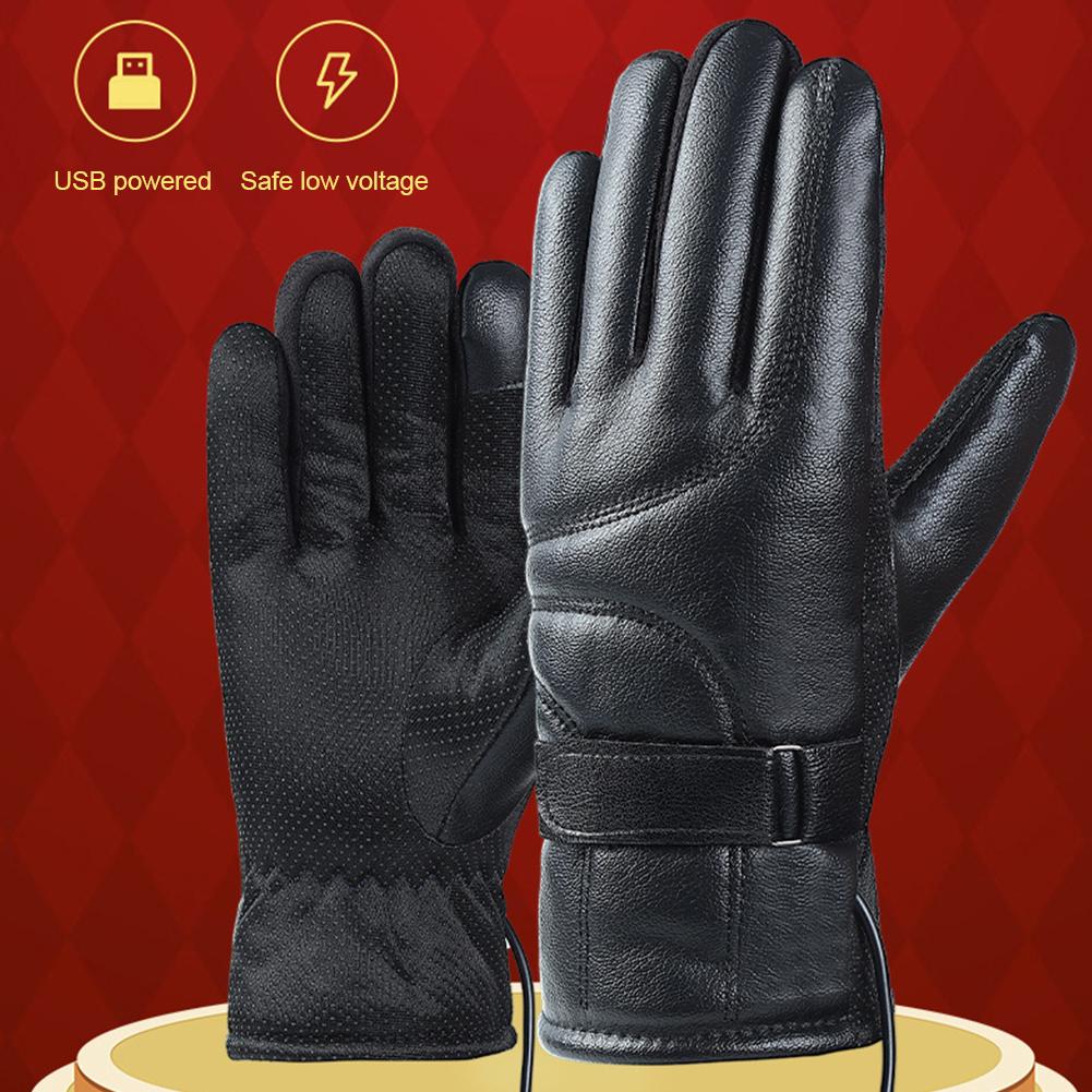 1 Pair USB Heating Gloves Rech - Fishing Gloves ulasan dan harga
