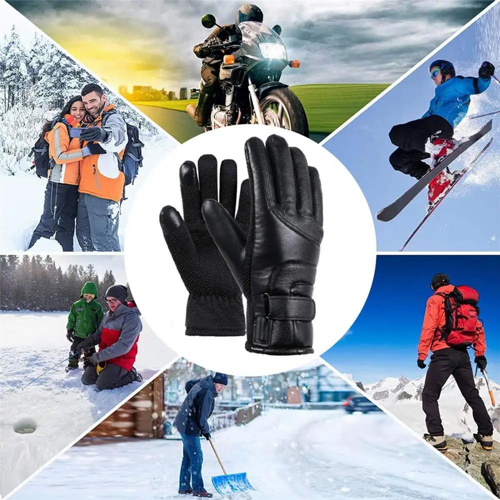 1 Pair USB Heating Gloves Rech - Fishing Gloves ulasan dan harga
