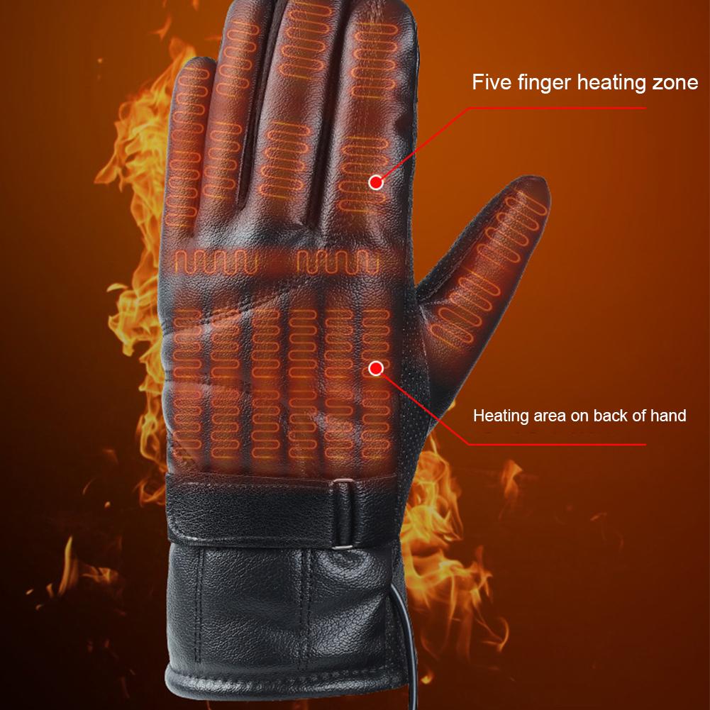 1 Pair USB Heating Gloves Rech - Fishing Gloves ulasan dan harga