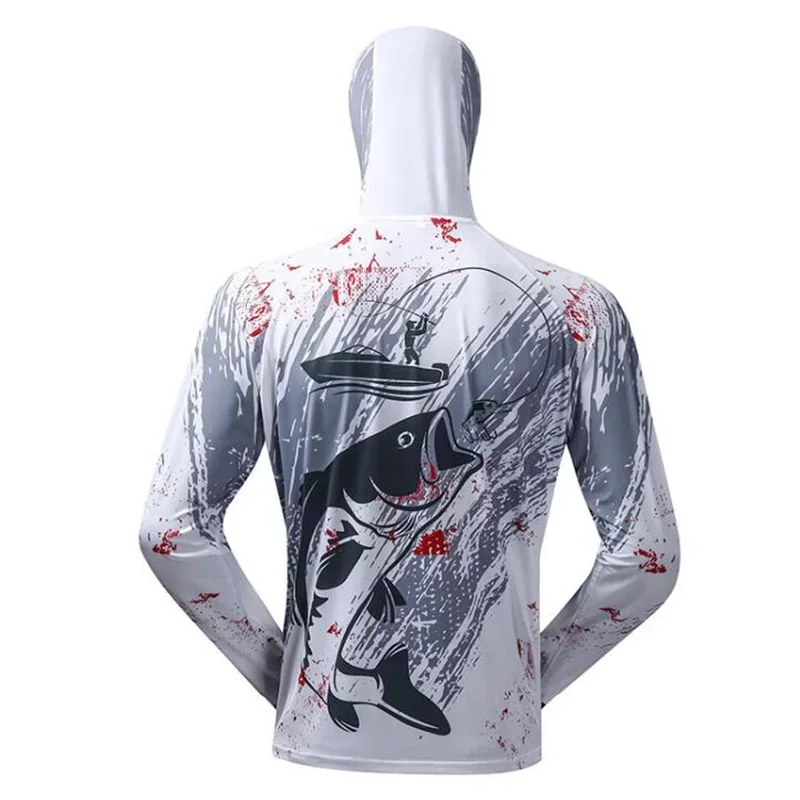 Professional Fishing Hoodie Wi - Fishing Mask Sun Protection ulasan dan harga