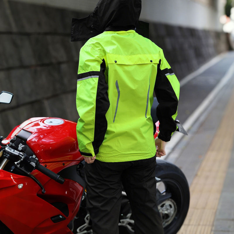 WOSAWE Motorcycle Raincoat Wat - Fishing Rain Suit ulasan dan harga
