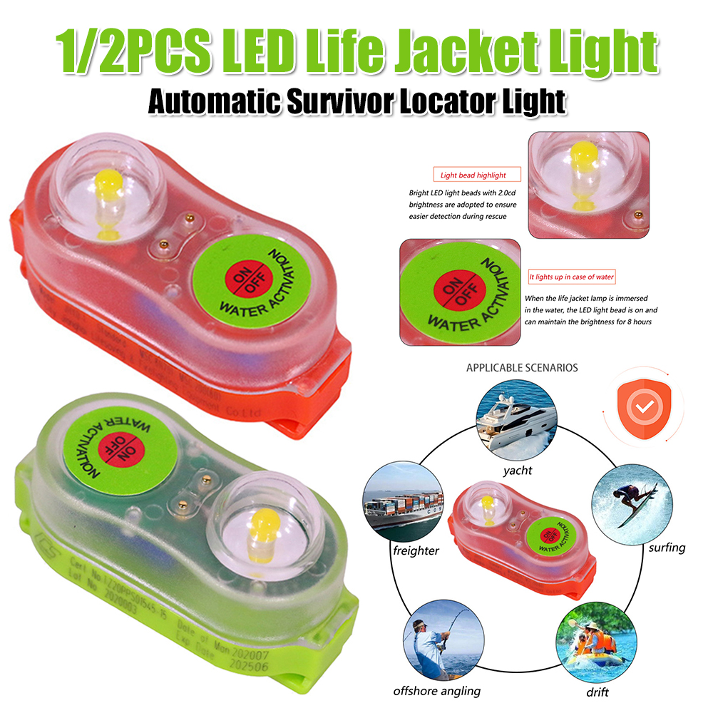 LED Life Jacket Light Water-Ac - Fishing Jacket Waterproof ulasan dan harga