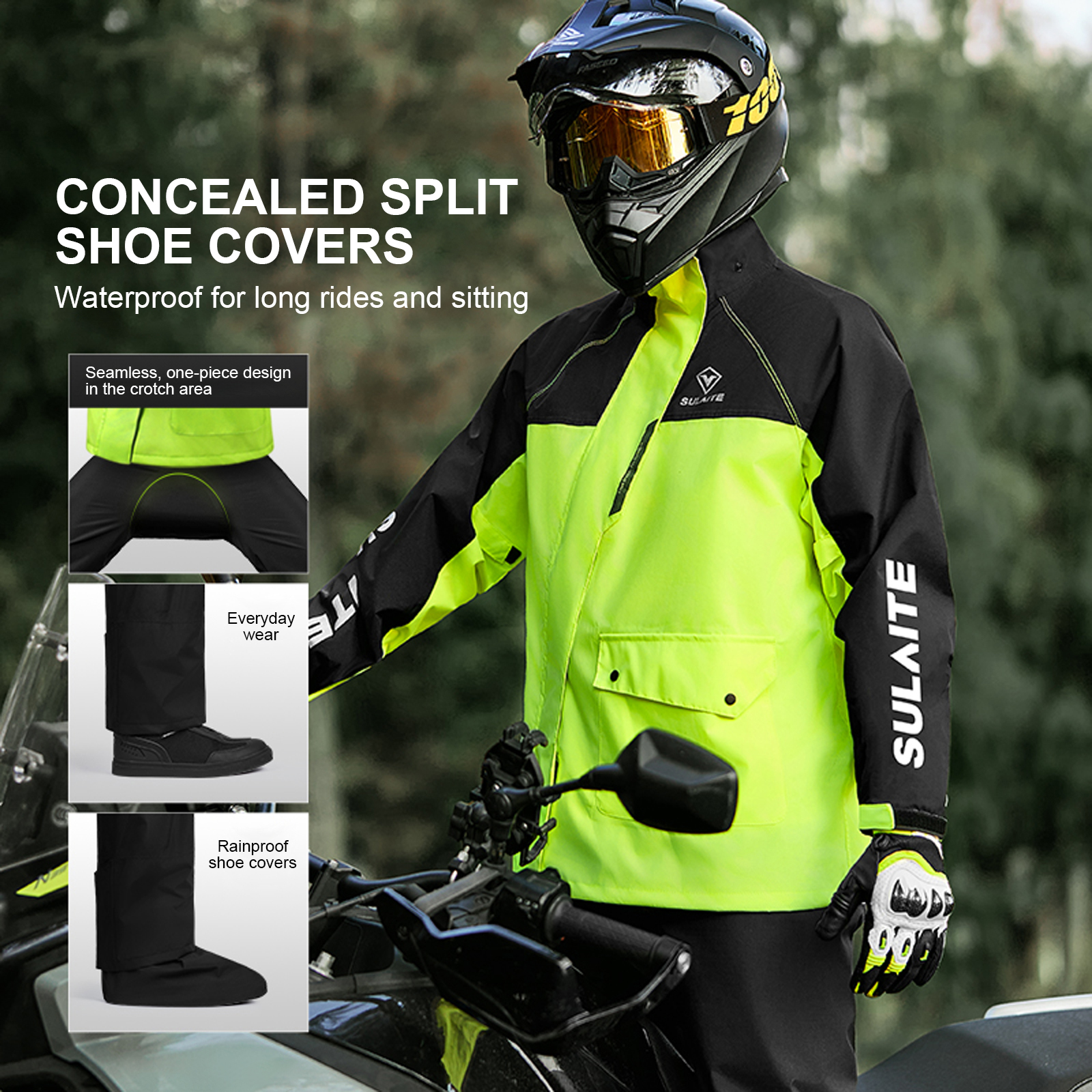 Motorcycle Rain Suit for Men & - Fishing Rain Suit ulasan dan harga