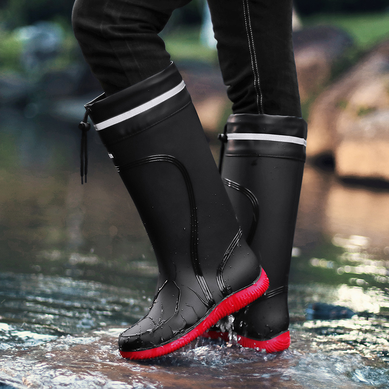 YUYIN High-top Men's Rubber Bo - Fishing Boots ulasan dan harga