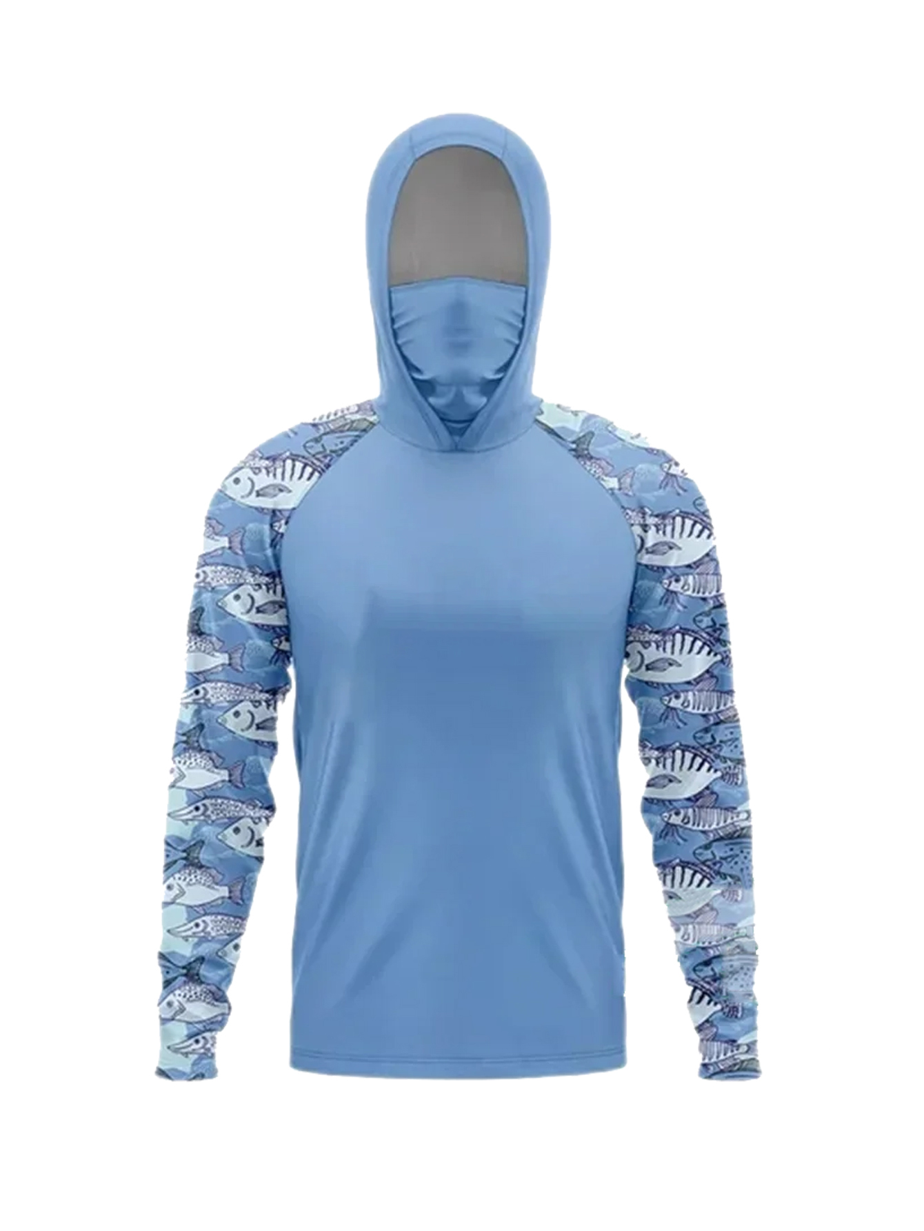 New outdoor fishing shirt, sun - Fishing Mask Sun Protection ulasan dan harga