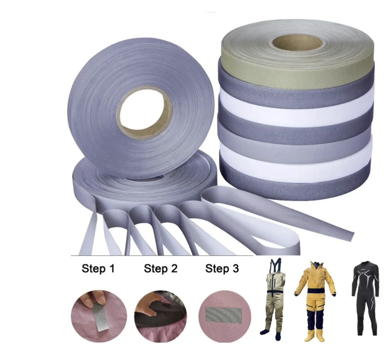 Iron On Seam Sealing Tape T-20 - Fishing Jacket Waterproof ulasan dan harga